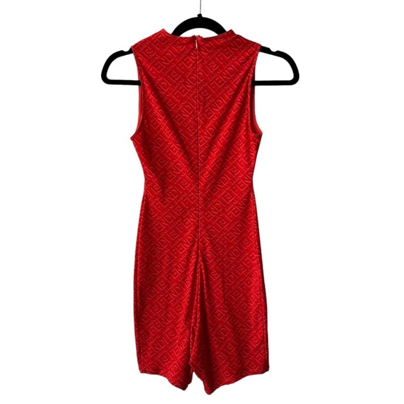 Fendi x Skims Logo Bodysuit Georgia Red size S - Picture 3 of 4